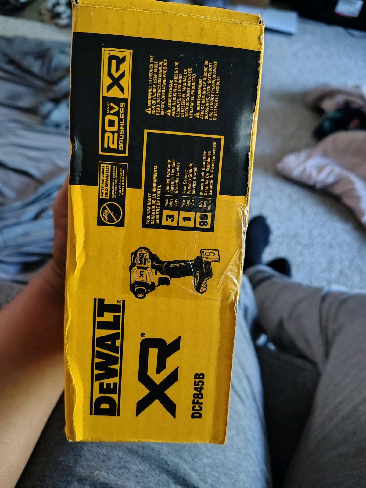Dewalt DCF845B 3Speed Brushless 20V Cordless 14 Impact Drive