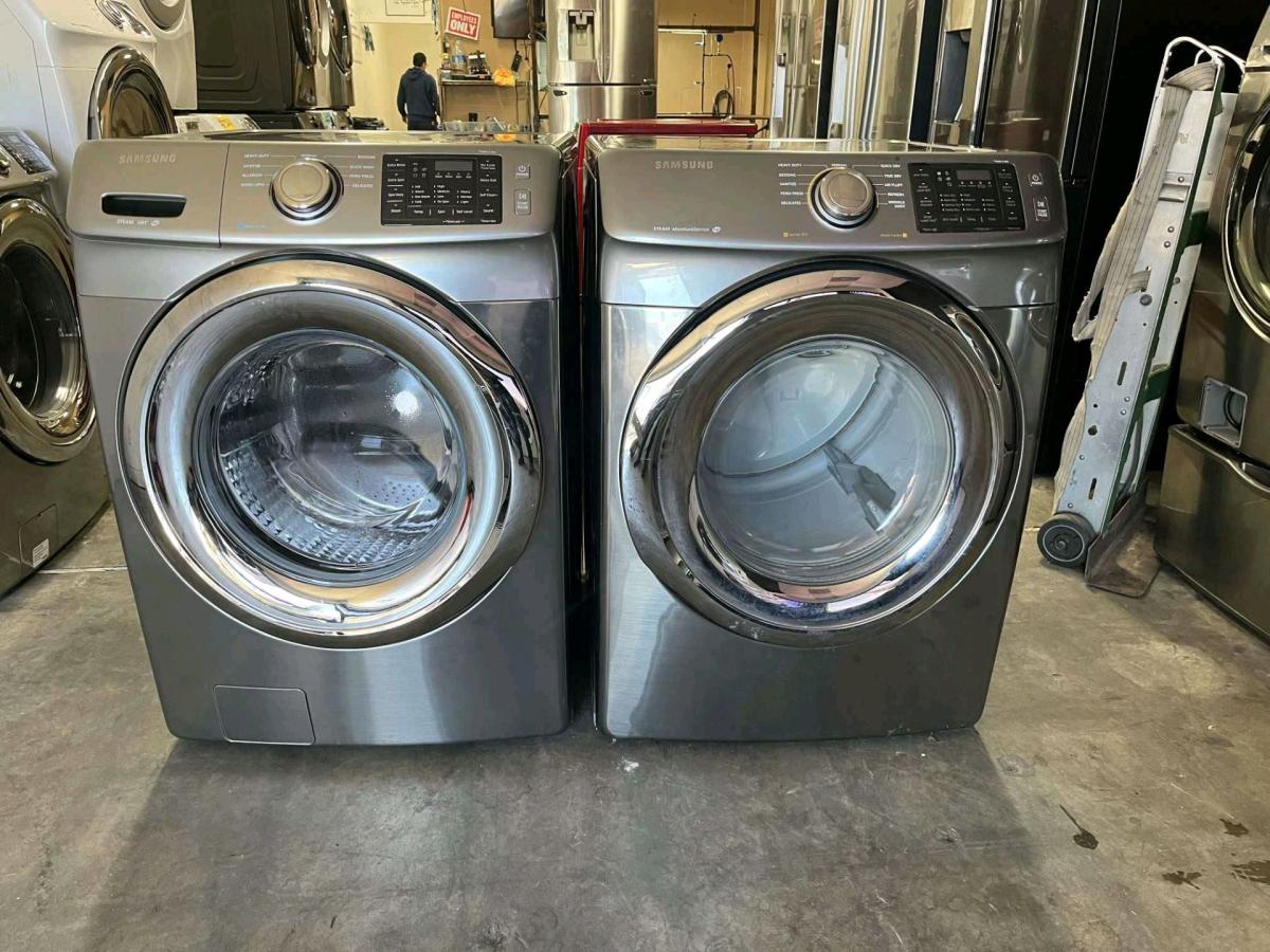 SET WASHER AND DRYER SAMSUNG SIDE BY SIDE STACKABLE