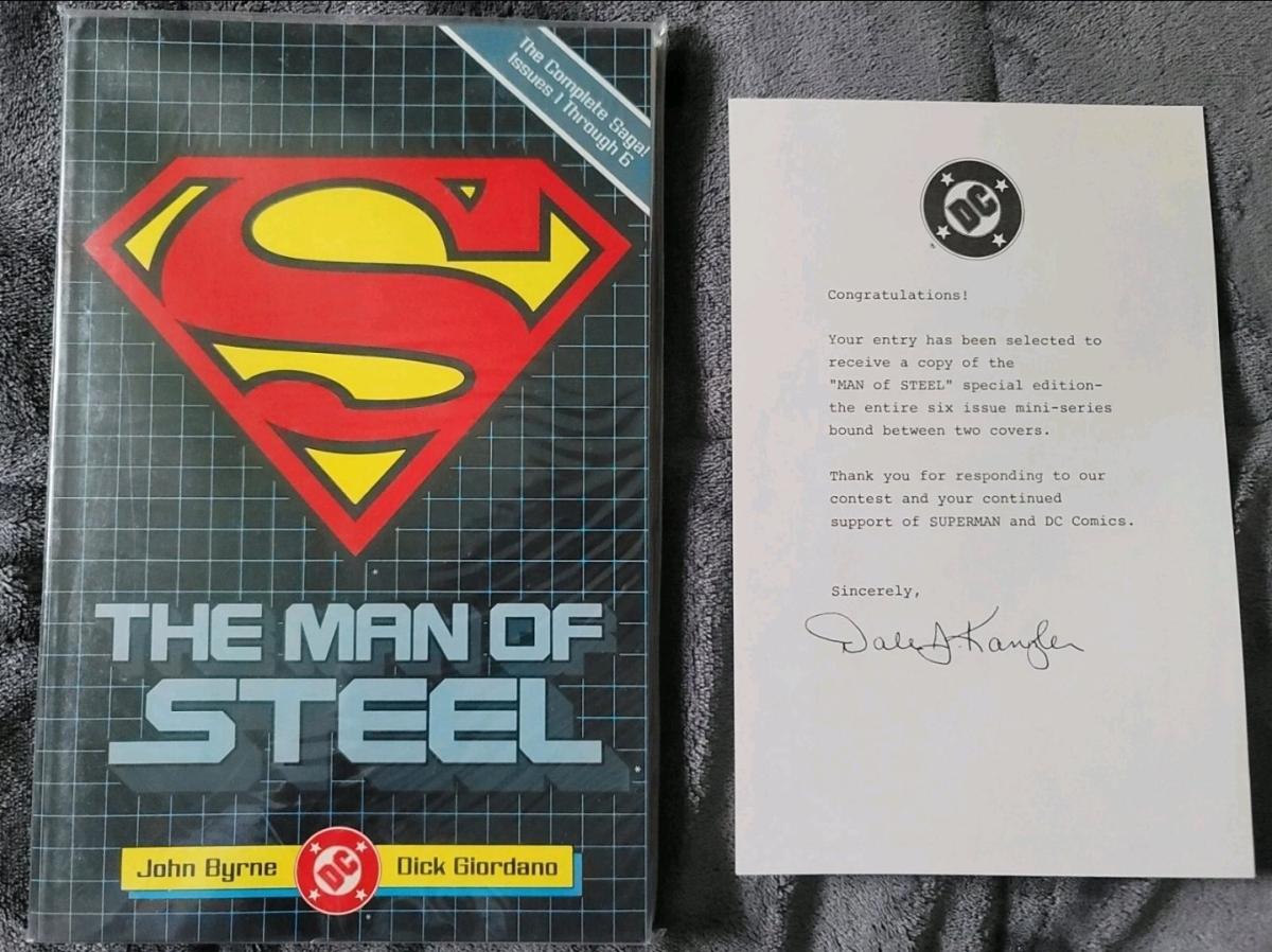 Rare The Man of Steel Superman Complete Saga 1 6 DC TPB 1987