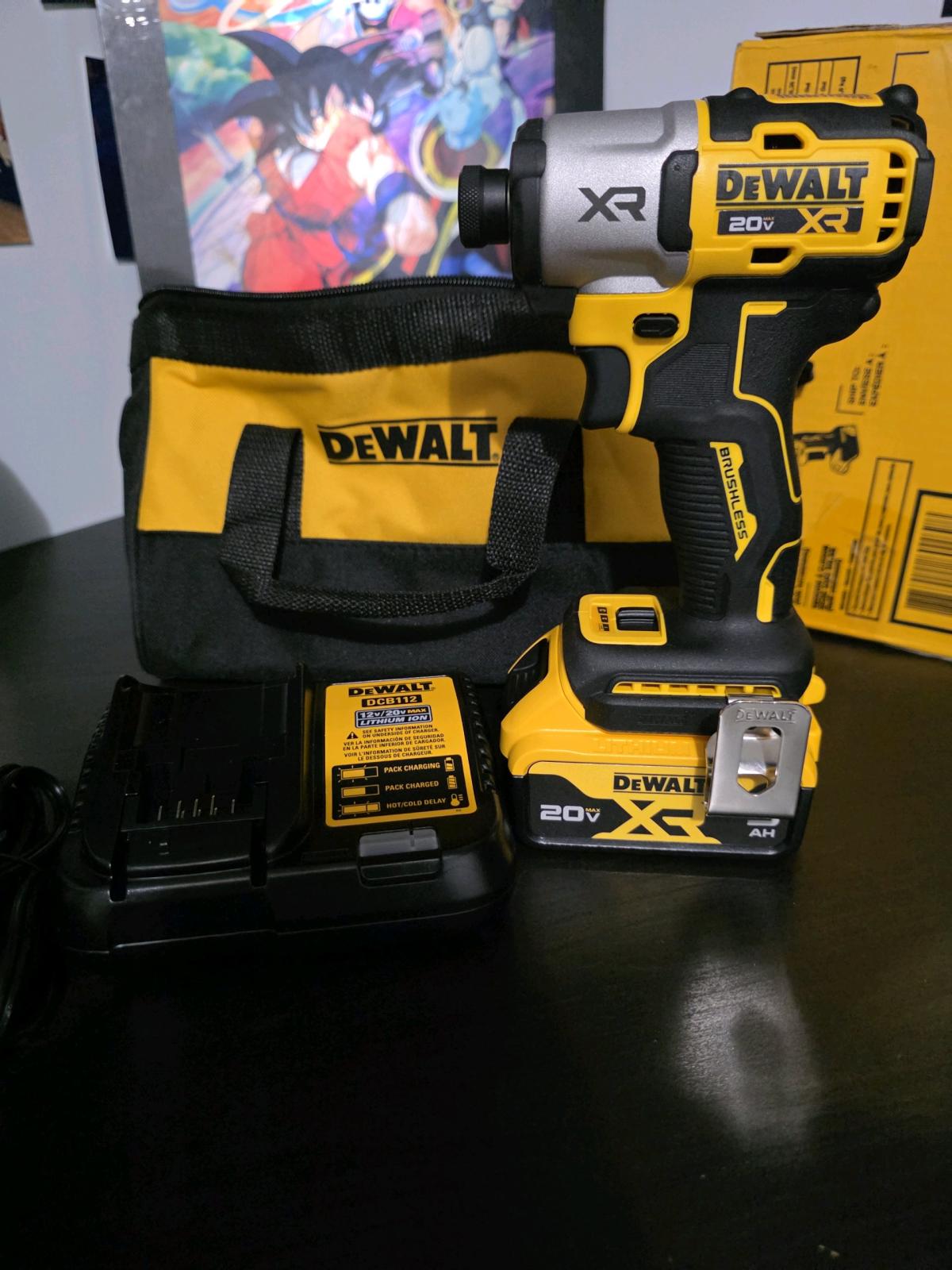 Dewalt impact drill with battery and charger