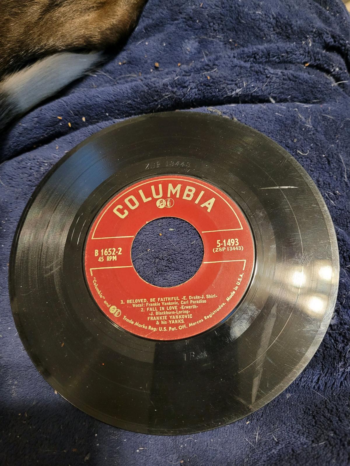 Vinyl records poker music country music