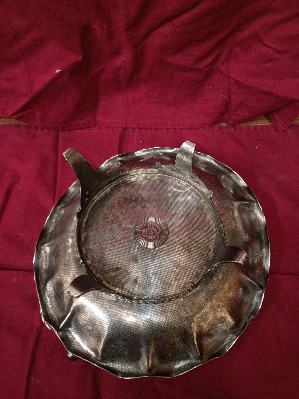 Antique 19th Century Silverplate Basket