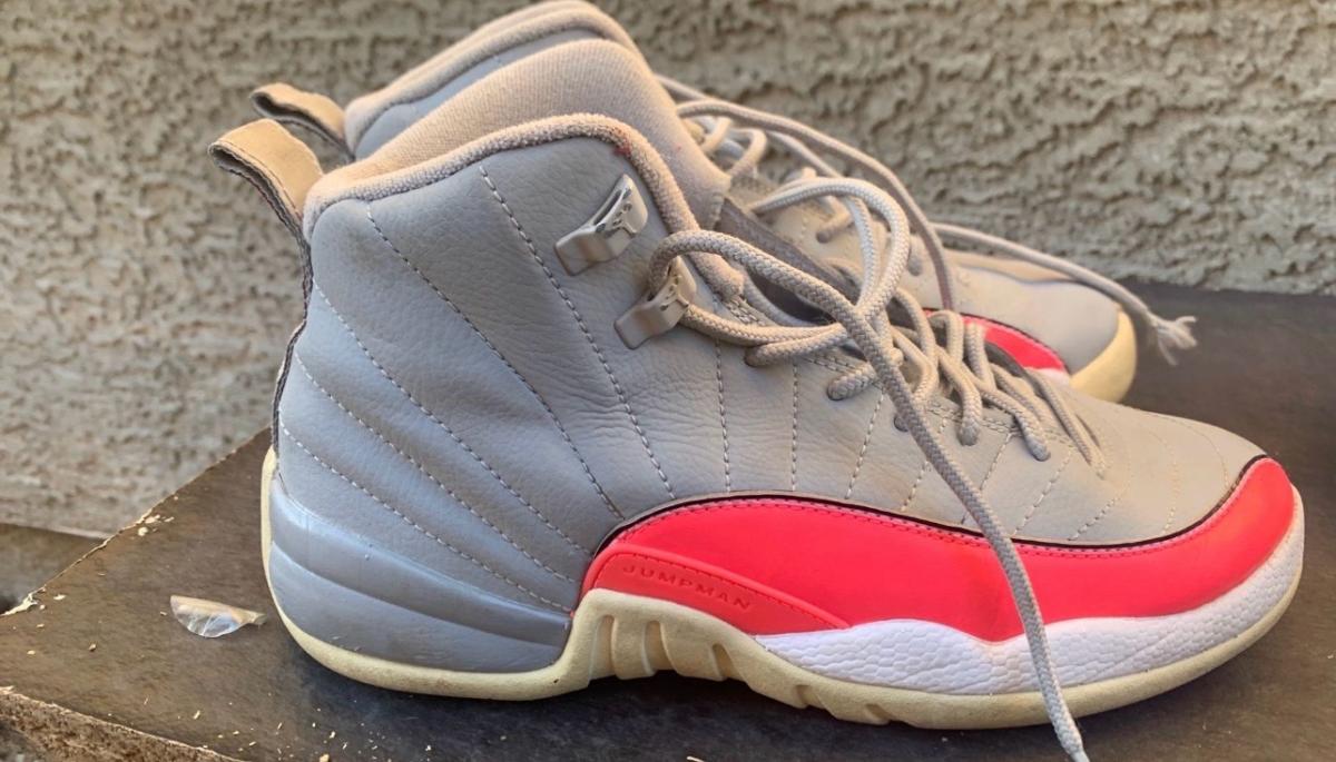 Pink And Grey 12s for sale