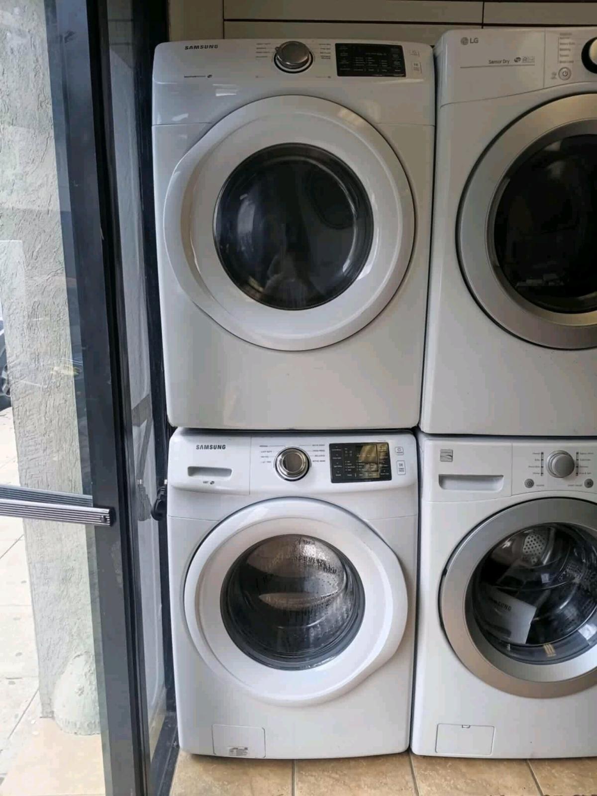 SET WASHER AND DRYER SAMSUNG WHITE