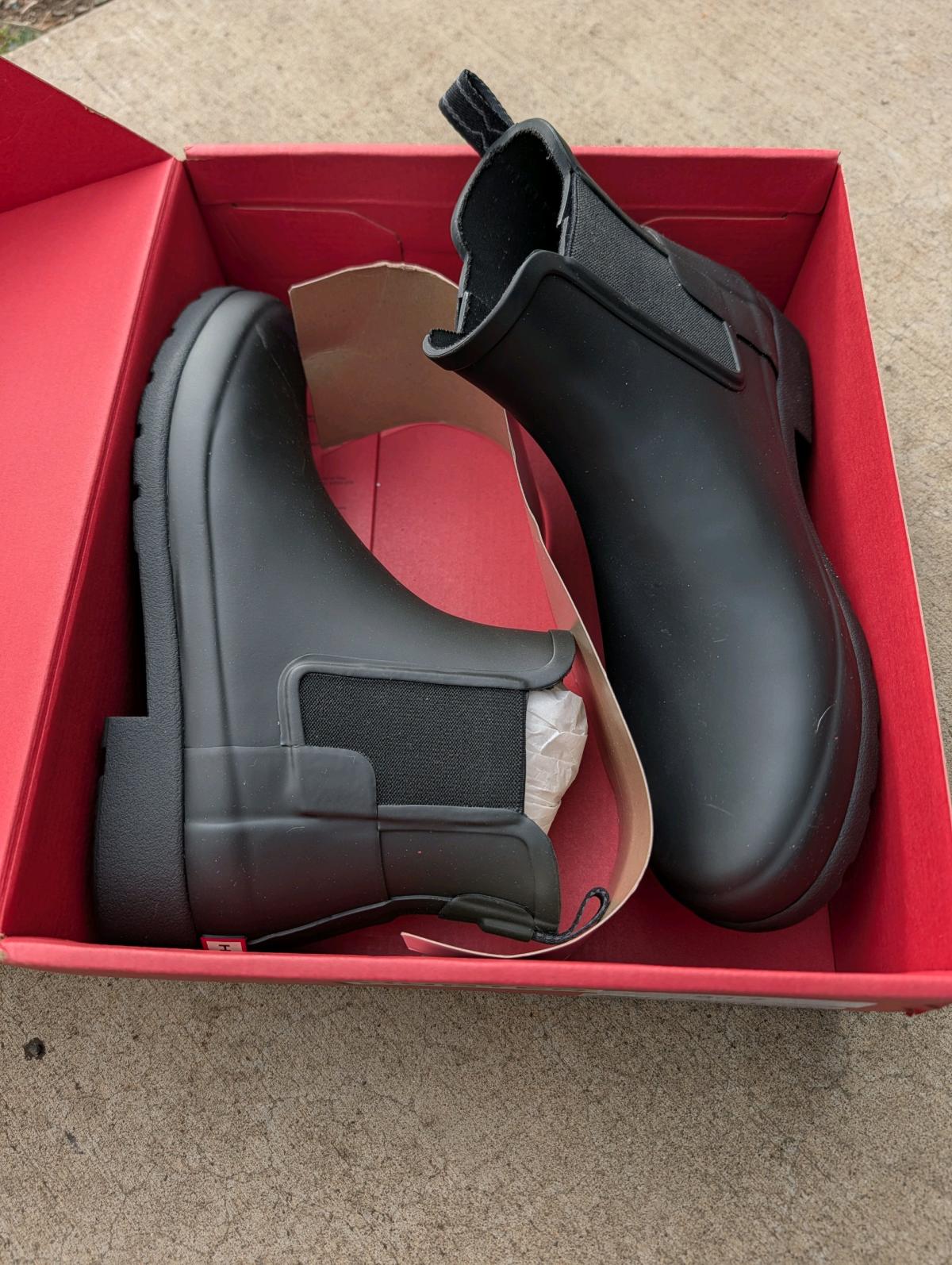 Hunter waterproof Chelsea boot slim fit