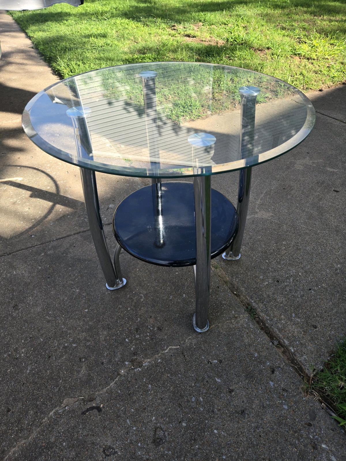 Glass table