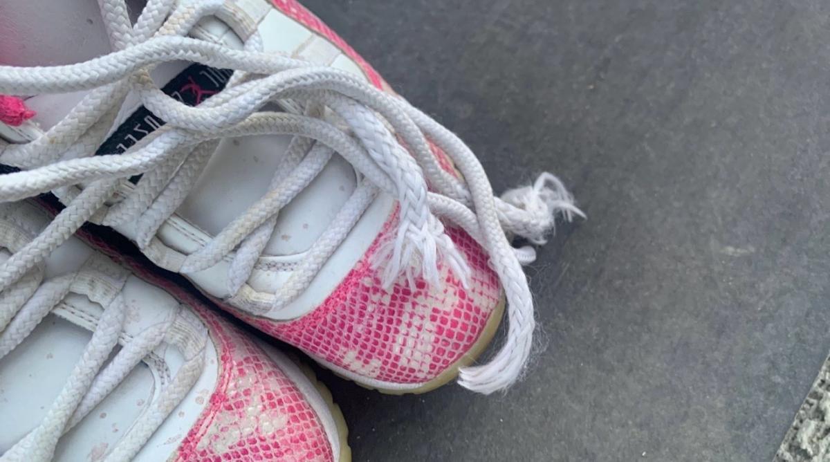Pink And White Snake 11s for sale