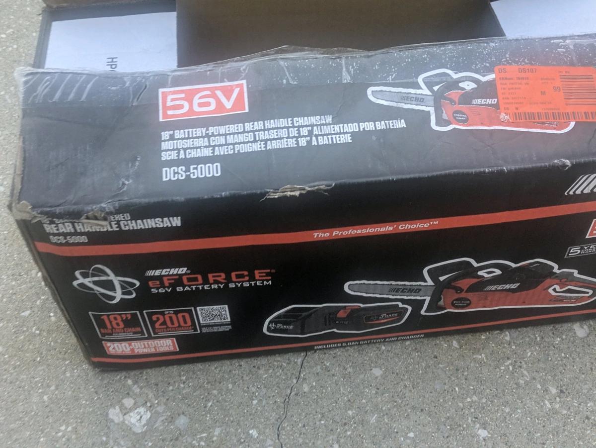 56V 18 in Cordless Electric Battery Brushless Rear Handle Ch
