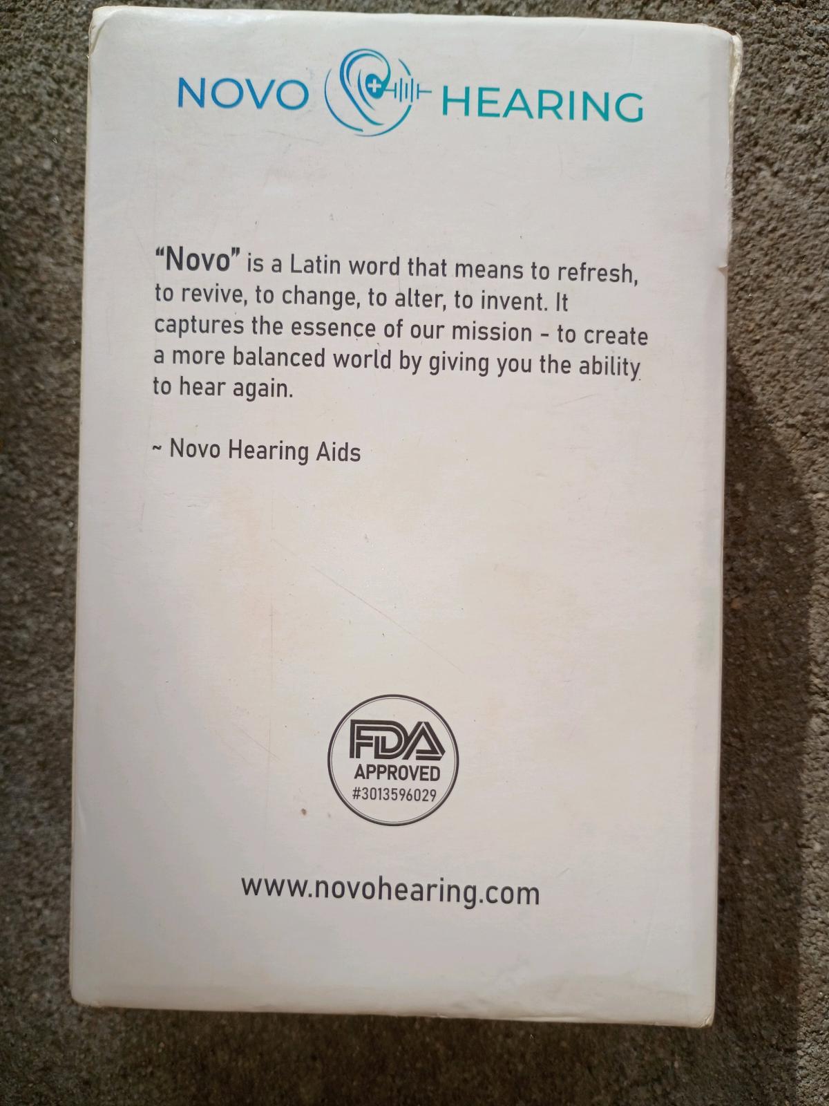 hearing Aids novo zx5 cic