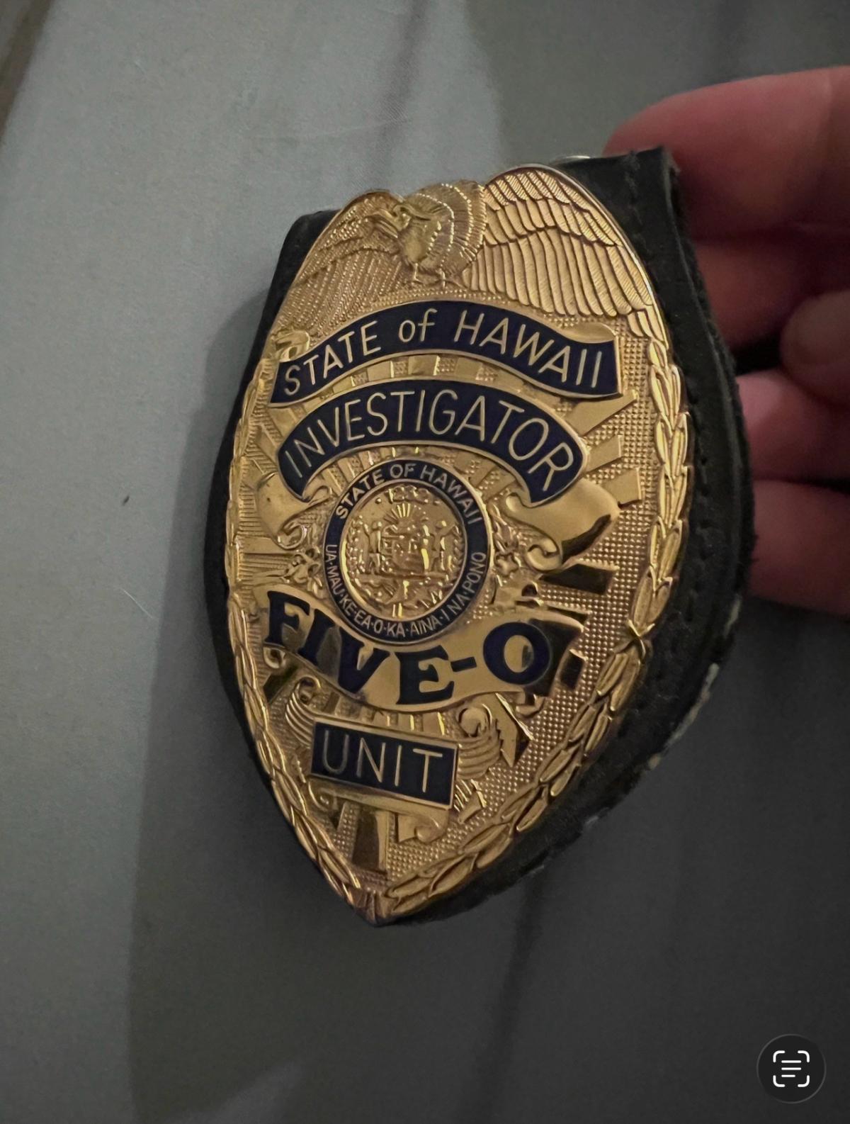 HighEnd HAWAII FIVE O Replica Badge Set Original Series