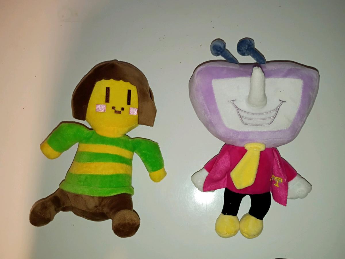 undertake and deltarune plushies