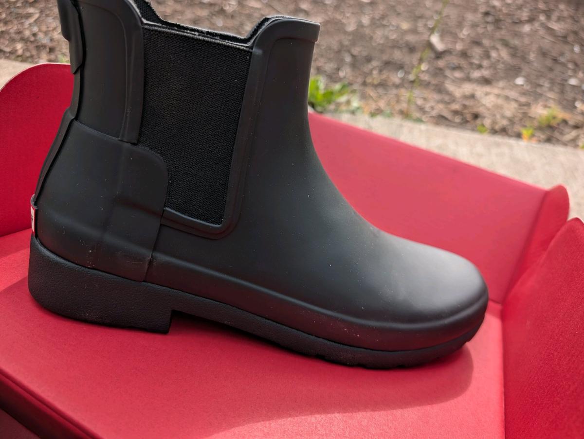 Hunter waterproof Chelsea boot slim fit