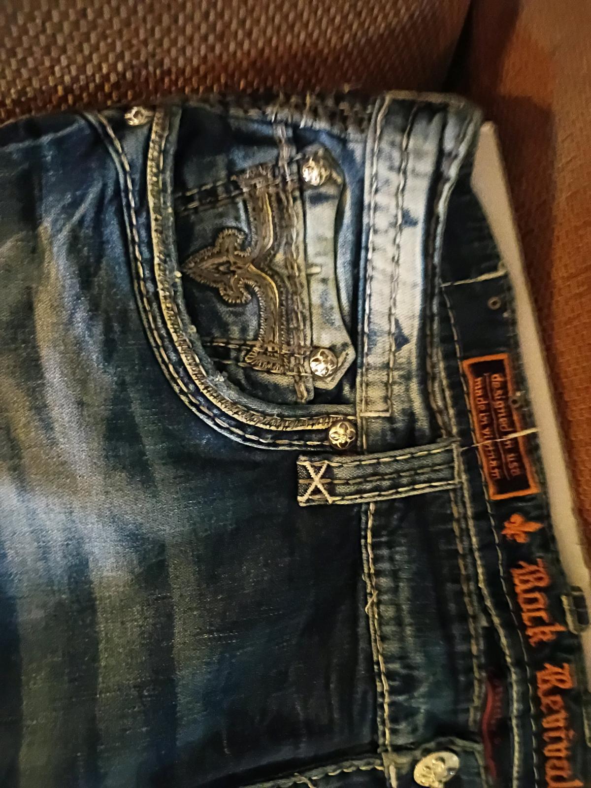 rock revival mens jeans size 44