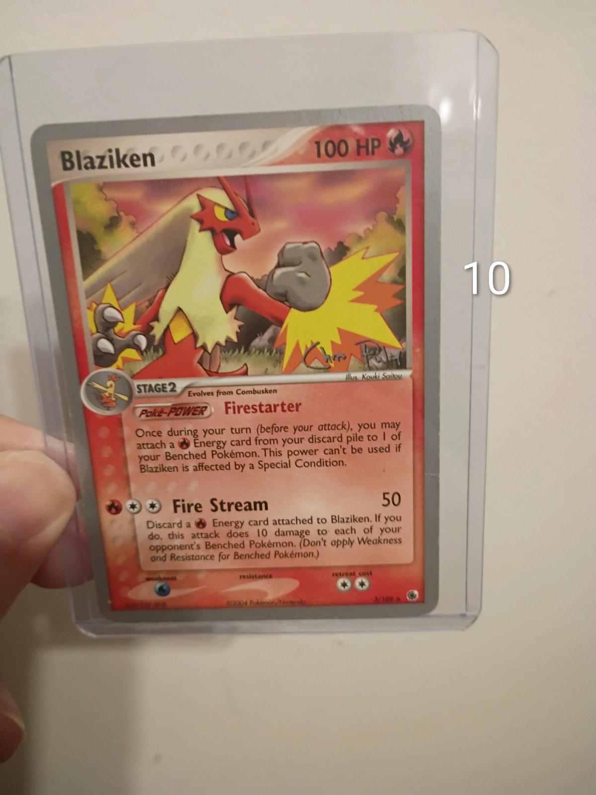 Pokemon cards in protectors