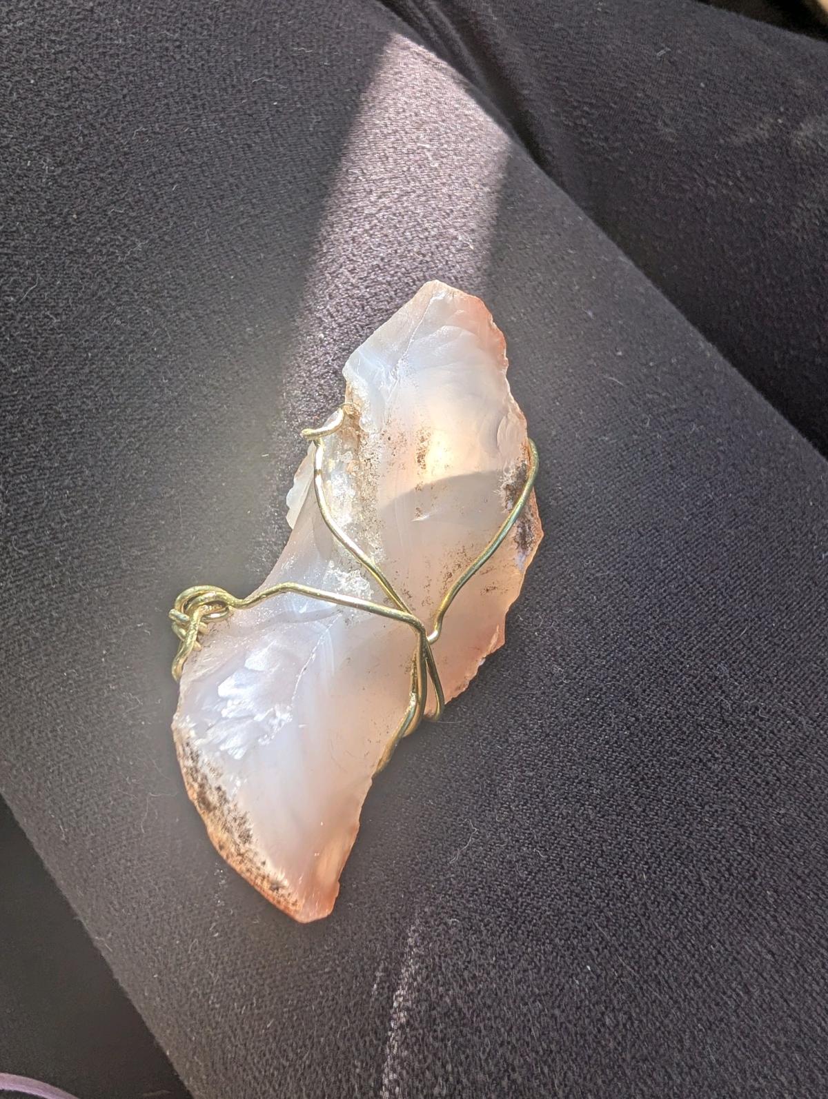 translucent chalcedony quartz