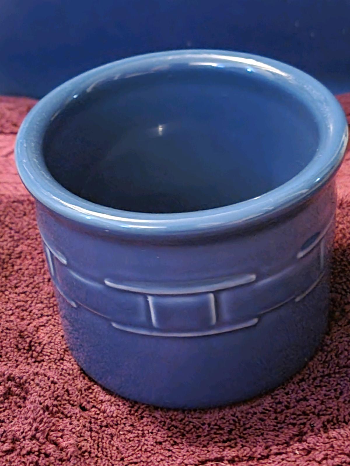 Longaberger Woven Traditions Cornflower Blue Pint Crock Lid