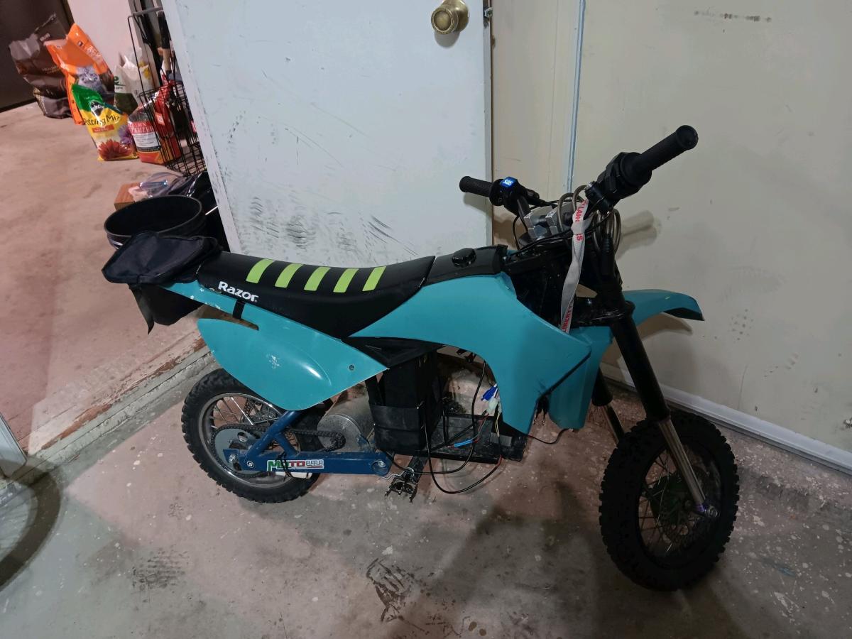 modified electric dirtbike 33mph