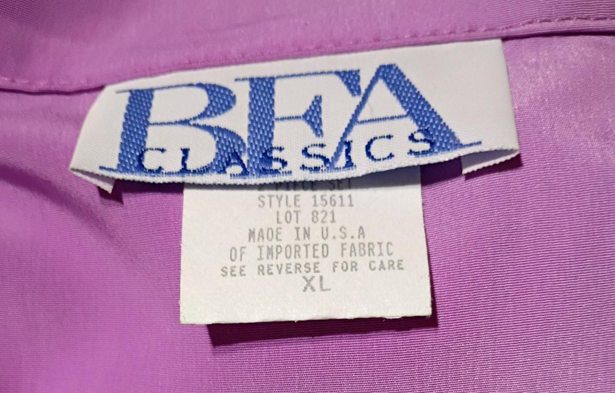 Never worn pink dress shirt with tank and belt BFA Classics