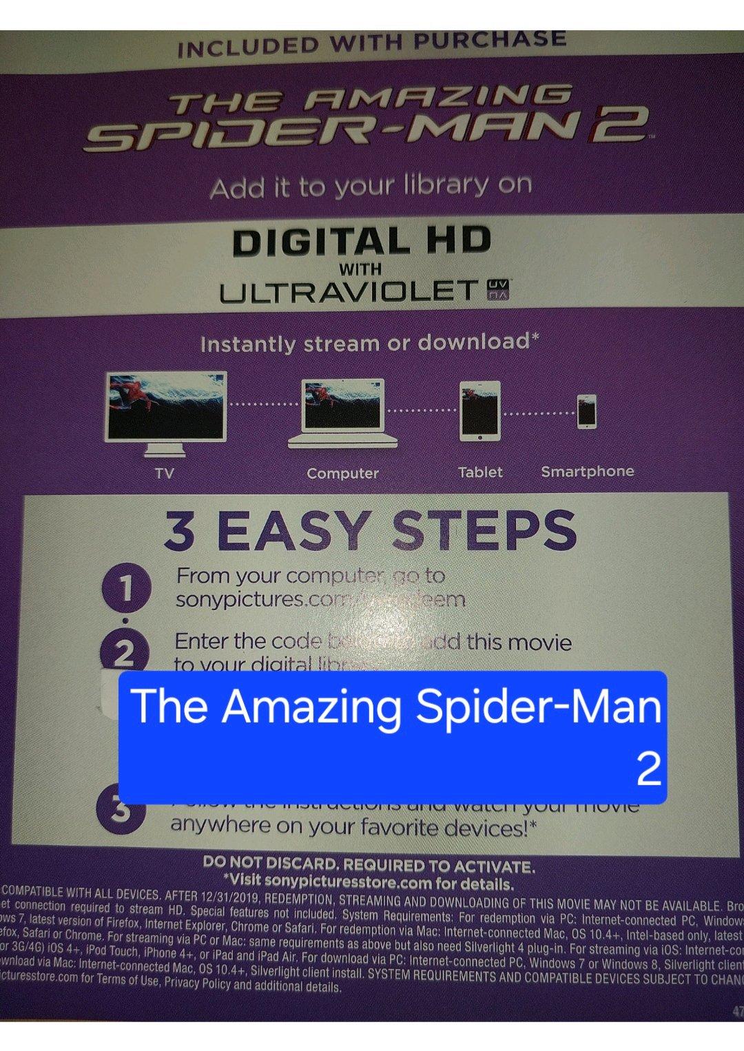Spiderman digital fun movies at your finger tips