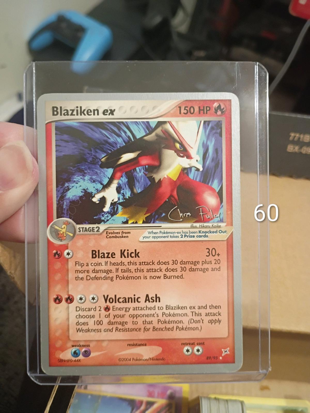 Pokemon cards in protectors
