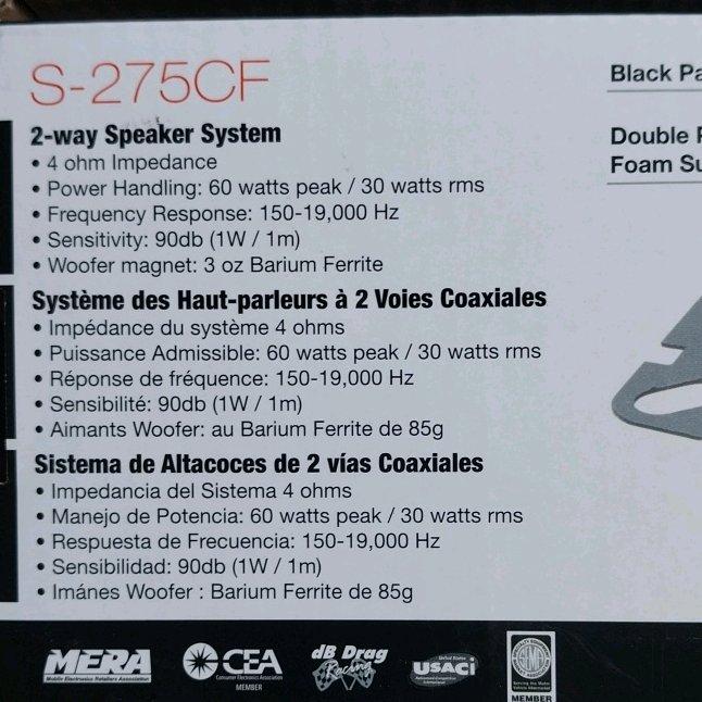 Powerless Autosound speakers
