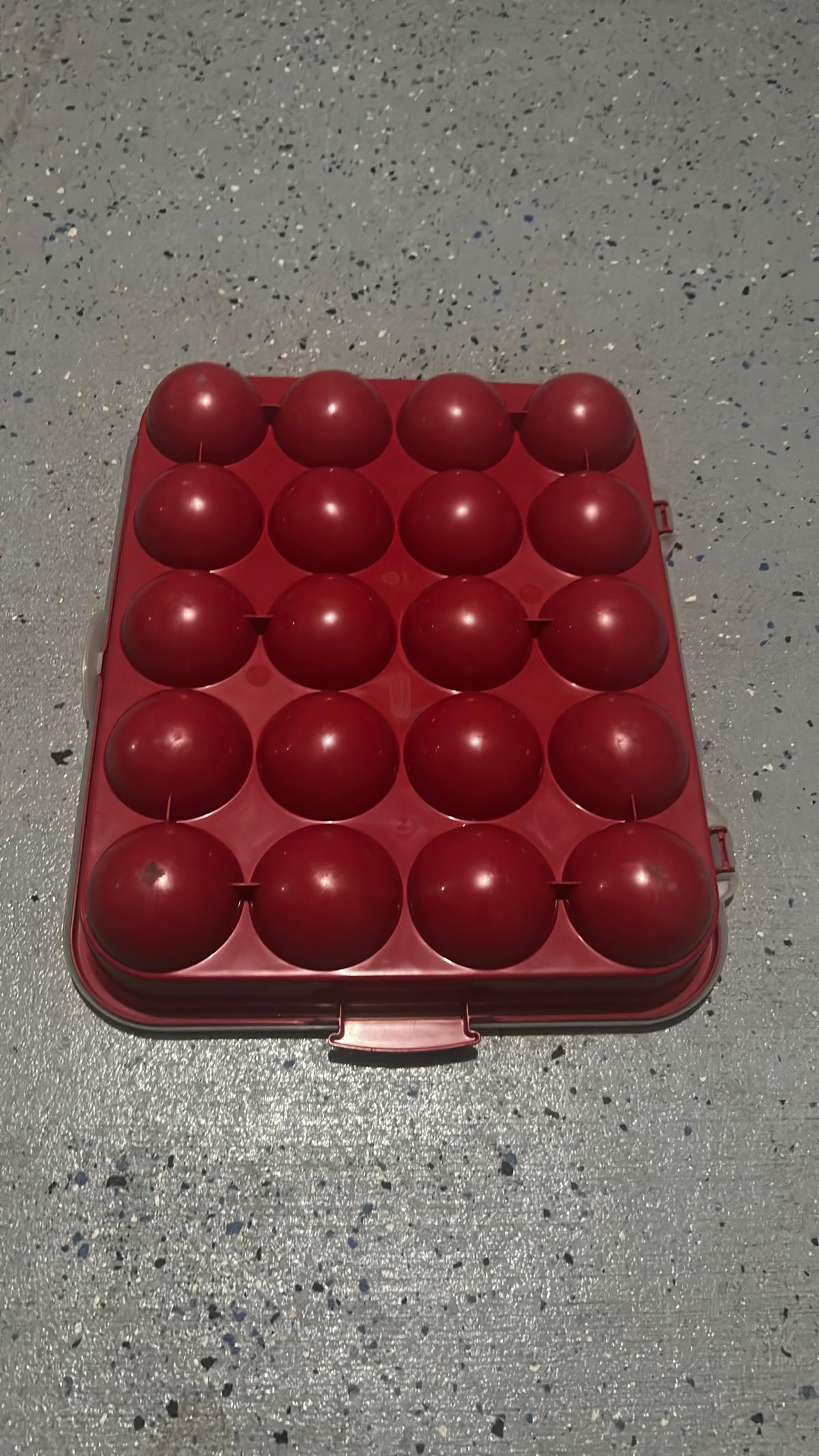 Sterilite Christmas Ornament Storage Bin  Holds 20 Ornaments