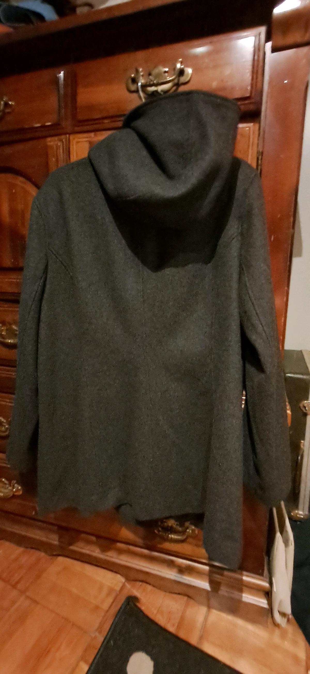 Cato dark gray hooded Jacket with lining on the inside