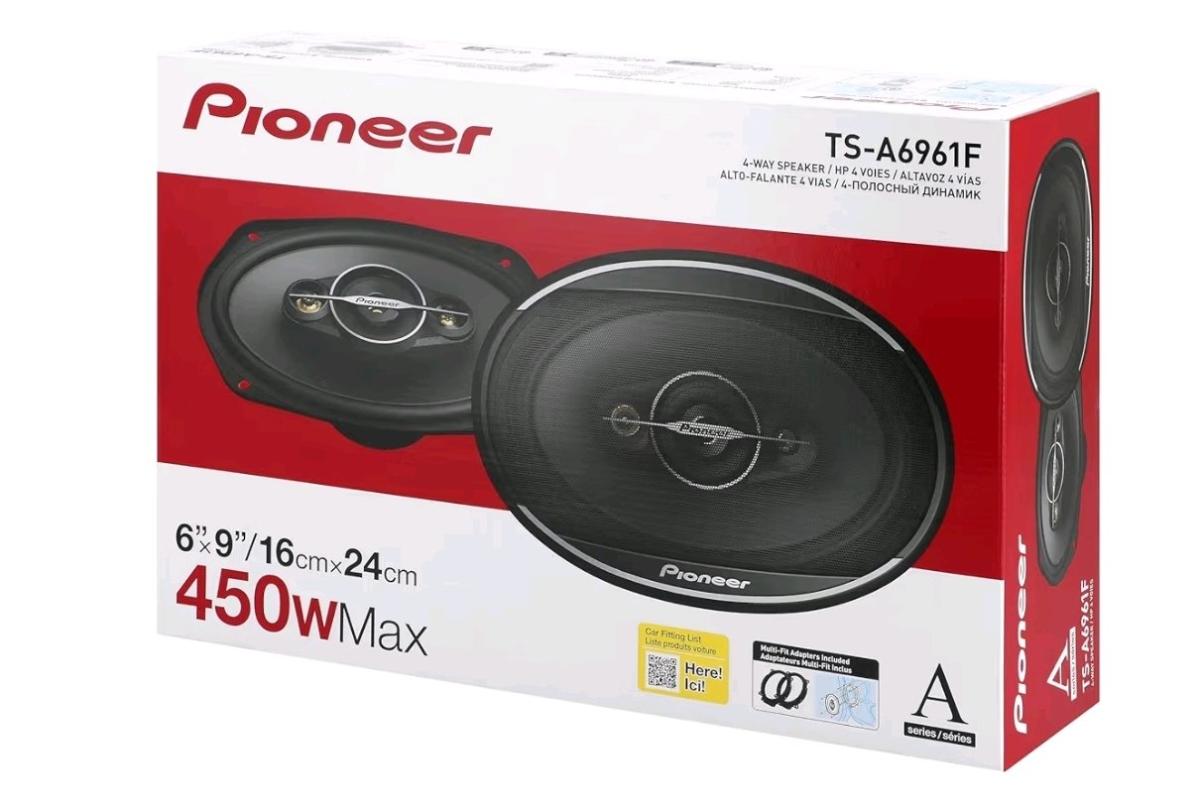 Pioneer 4way 6 by 9 car speakers