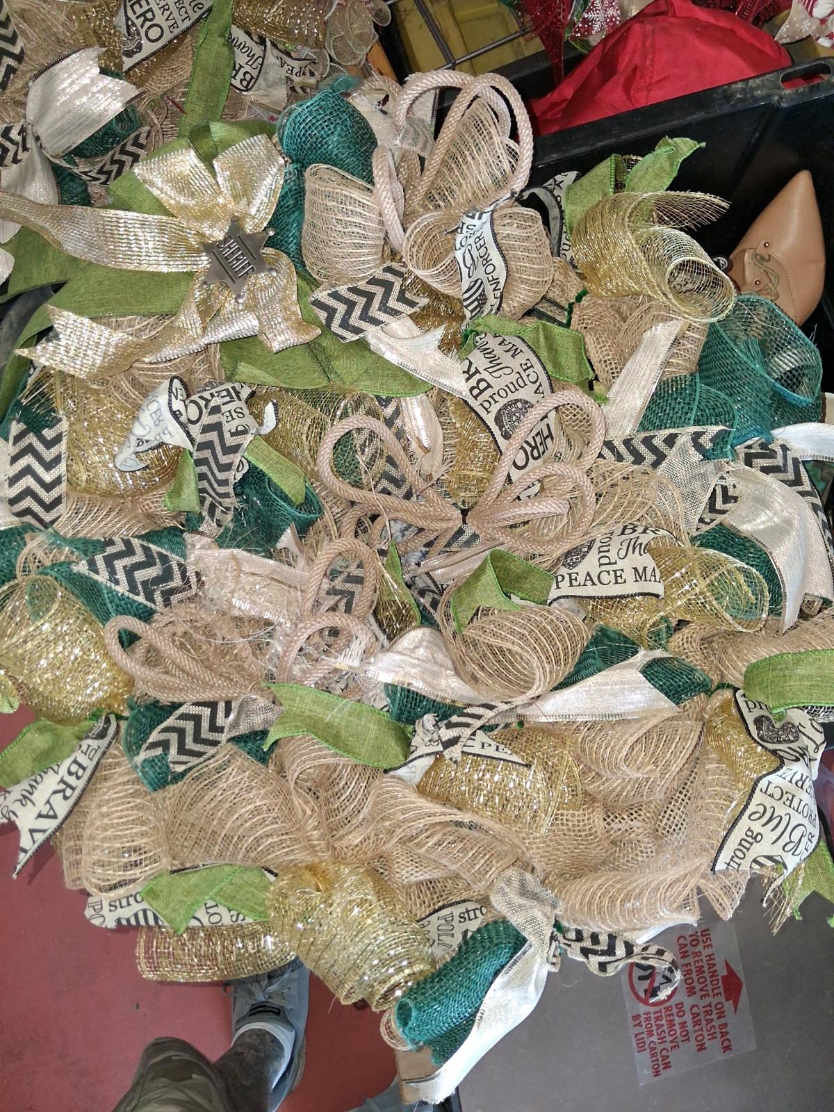 very nice hand made wreaths variety of styles
