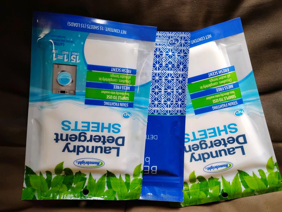 Three Brand New Packs of Laundry Detergent Sheets