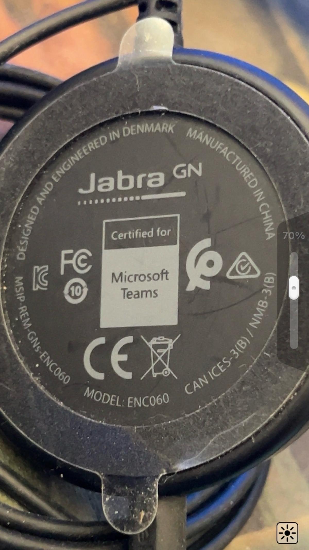 Jabra Wired Headset