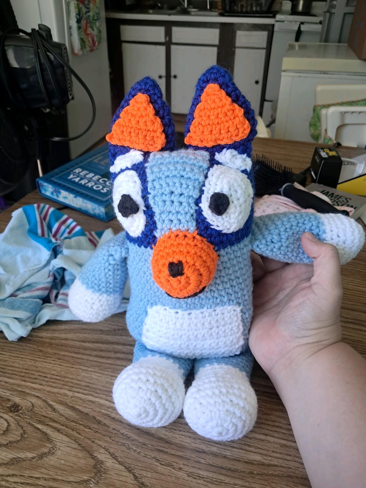 handmade bluey character