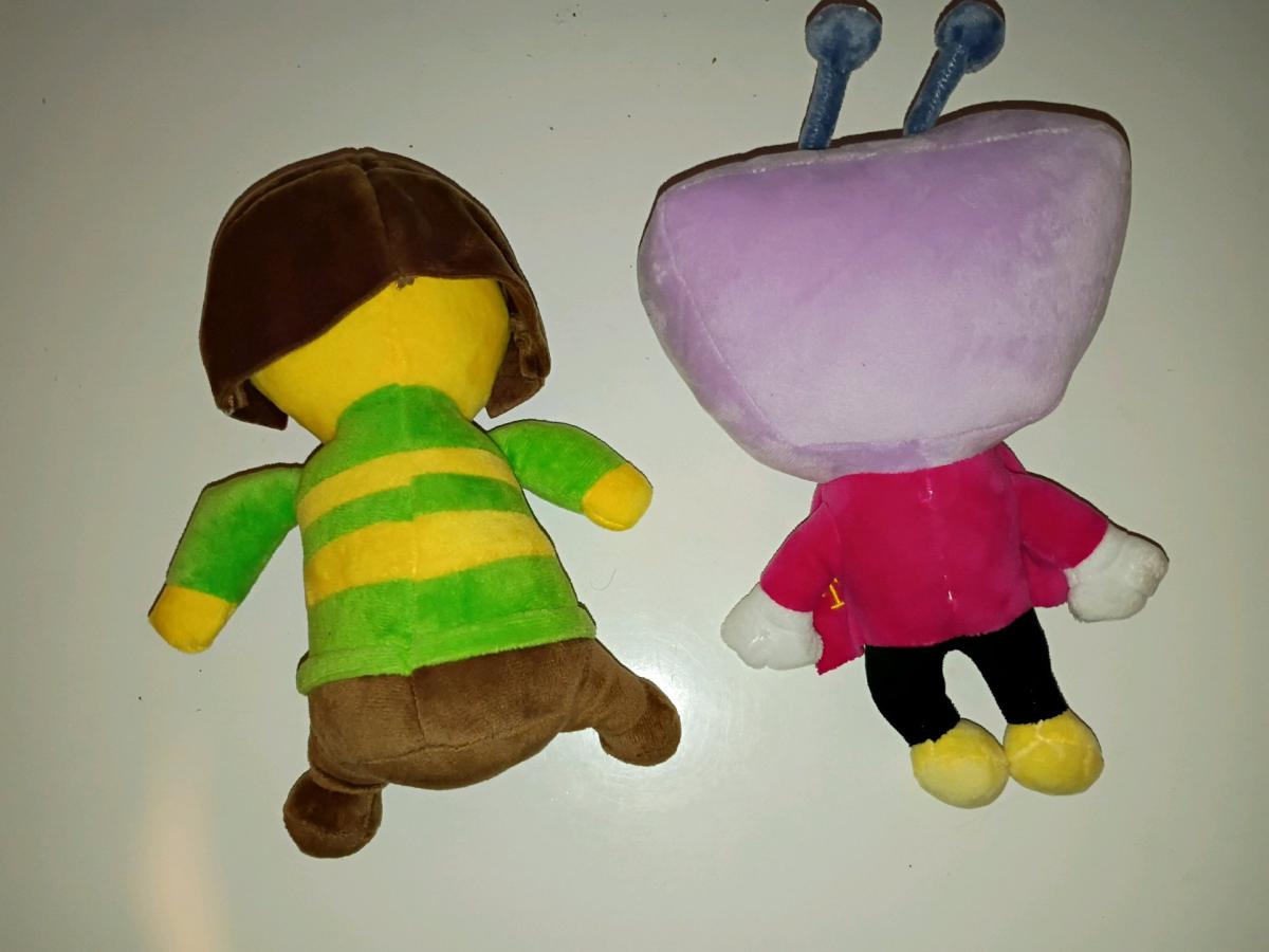 undertake and deltarune plushies