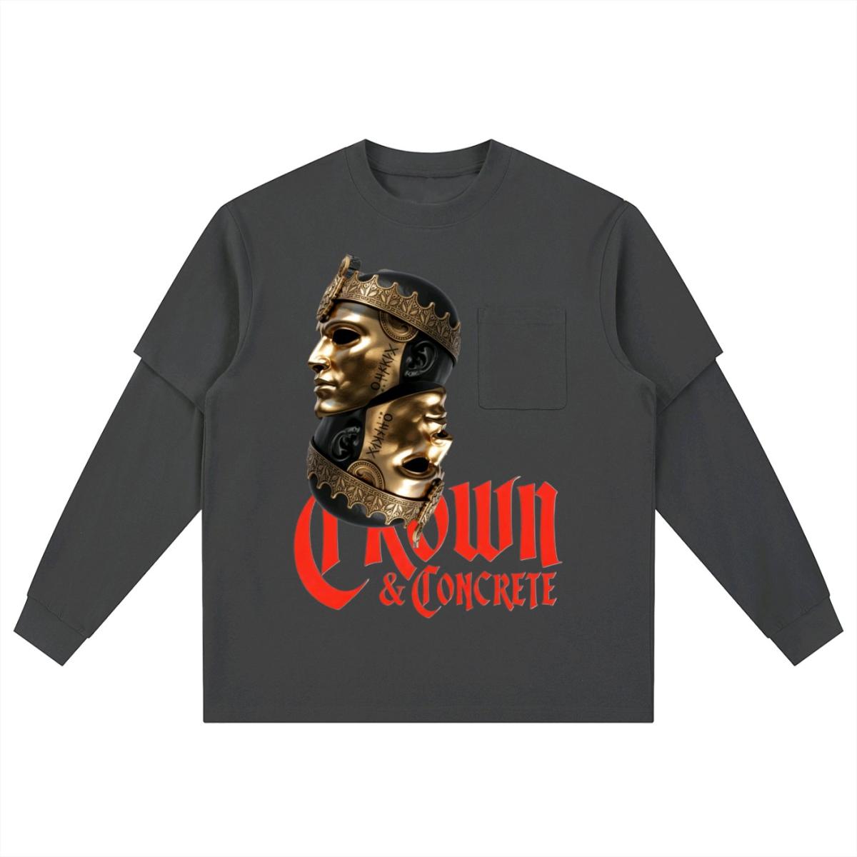 BUFU TwoFace TwoPiece Graphic Long Sleeve