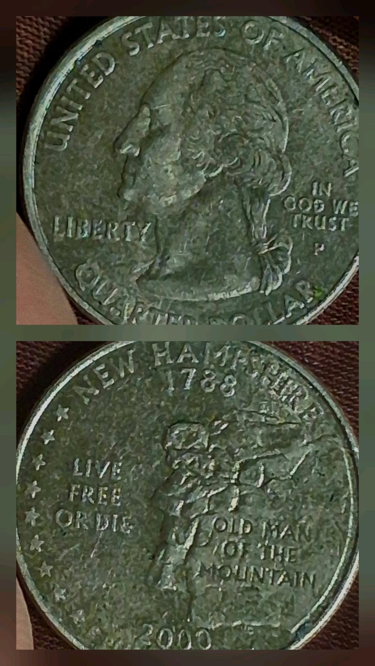 Statehood and America the Beautiful error Quarter lot of 4