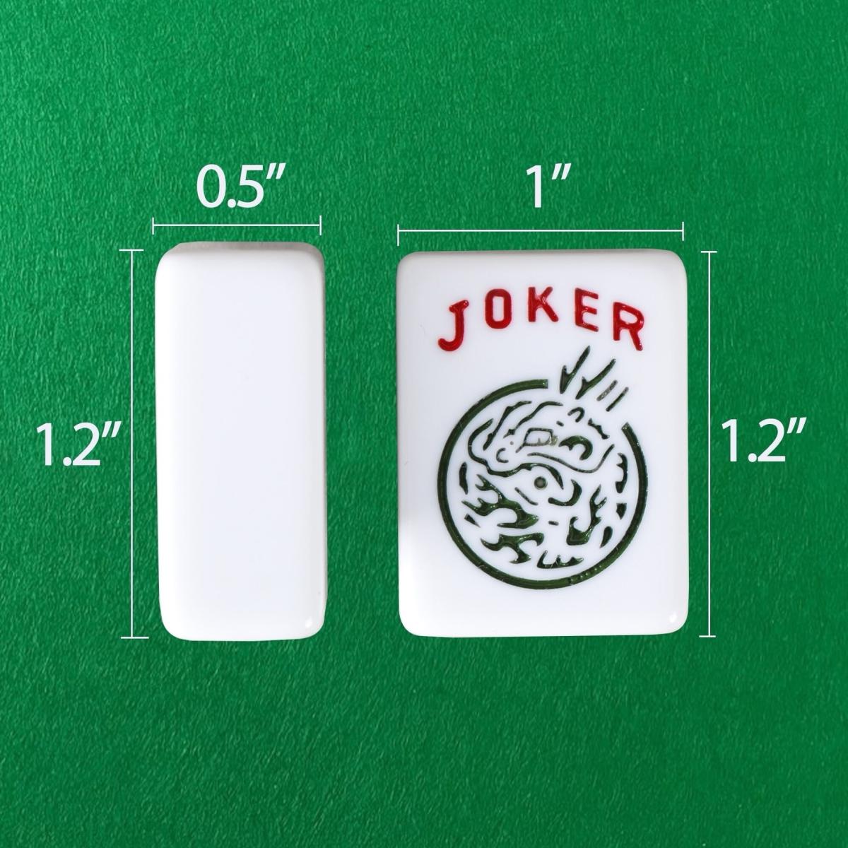 American Mahjong Set 166 Tiles 4 AllinOne Rack  Pushers with