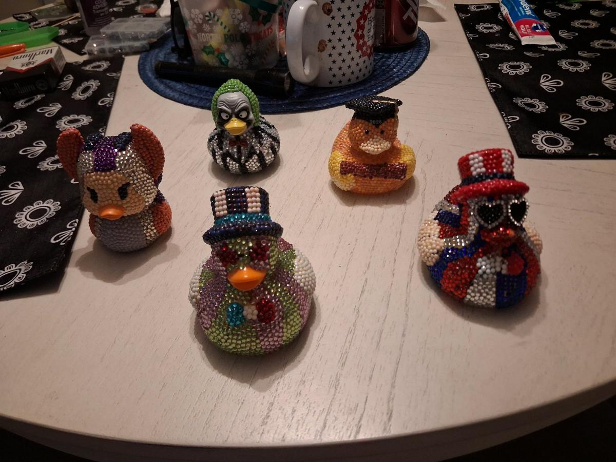 You Got Ducked hand crafted dash ducks