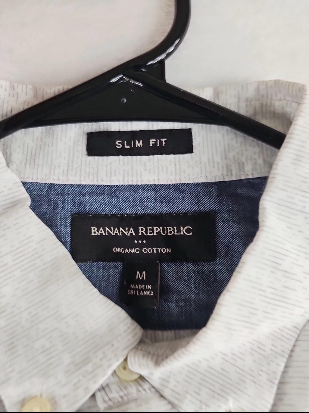 Banana Republic Shirt Mens Medium Slim FitOrganic CottonMode