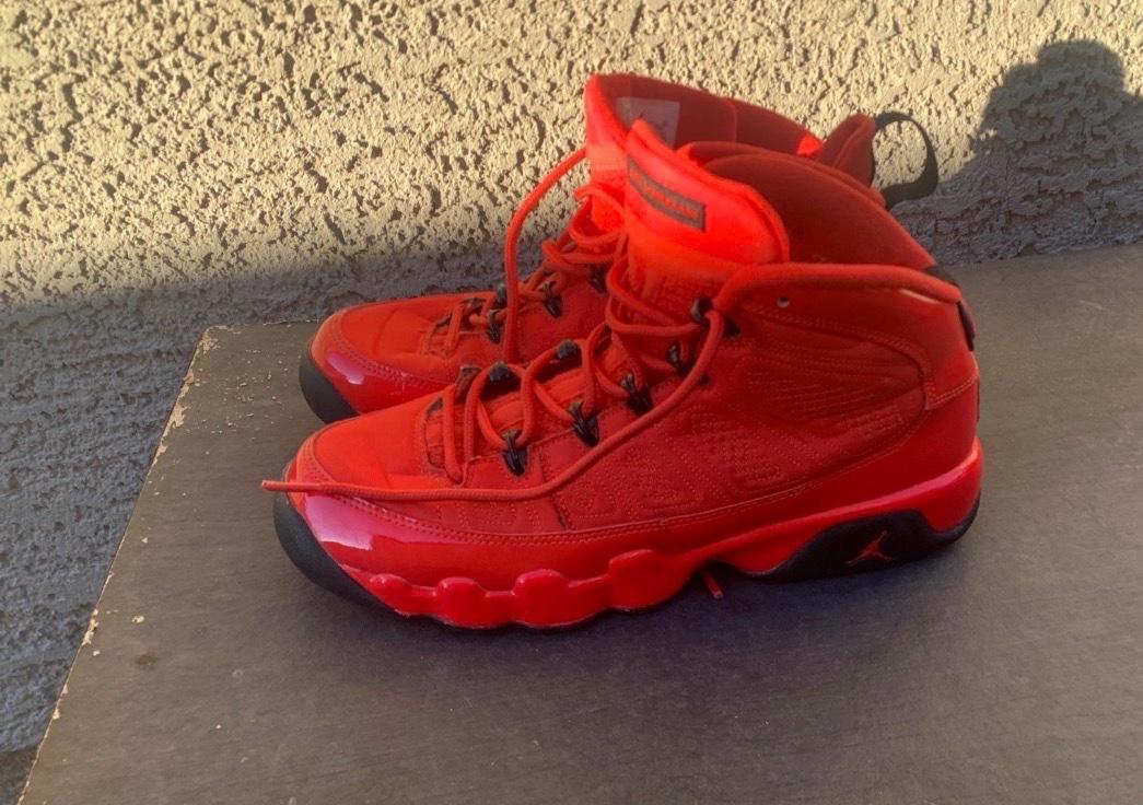 Red Jordan 9s for sale