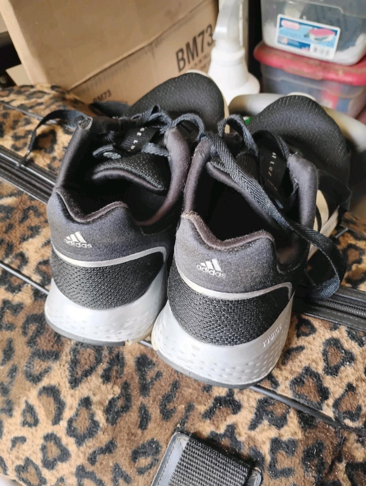 A Nice Black Pair of Adidas Sneakers