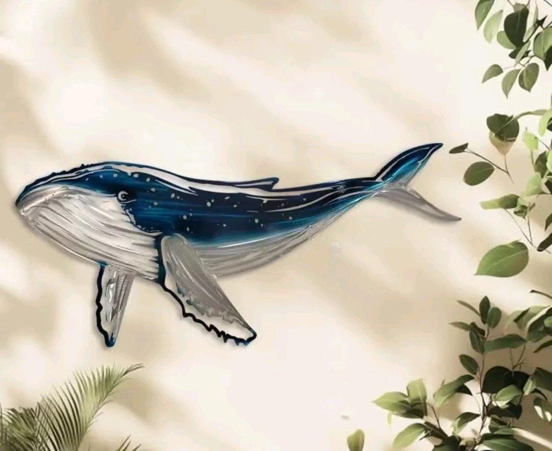 Acrylic Whale Wall Decor