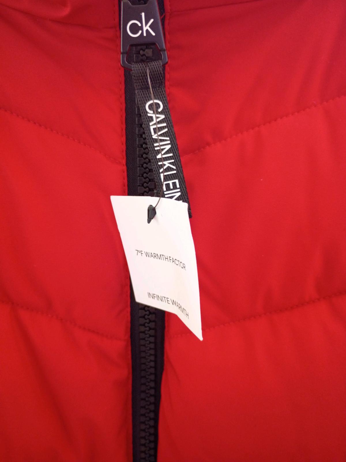 Brand New NWT Calvin Klein Mens Puffer Jacket  Red Size XXL