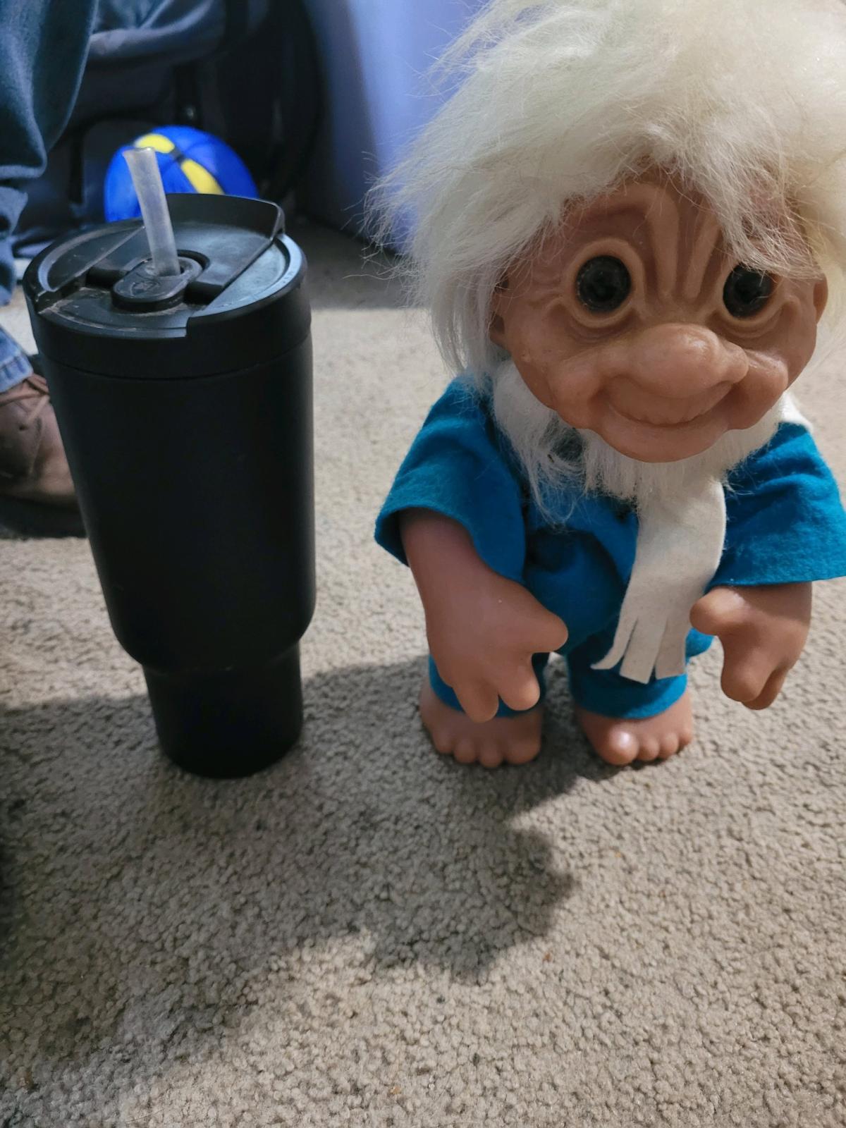collectable grandpa troll doll