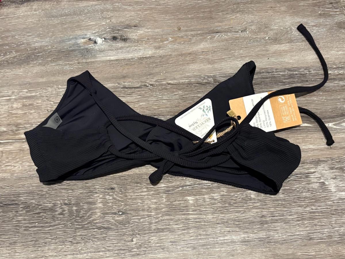 womens black string bikini top from Berlook