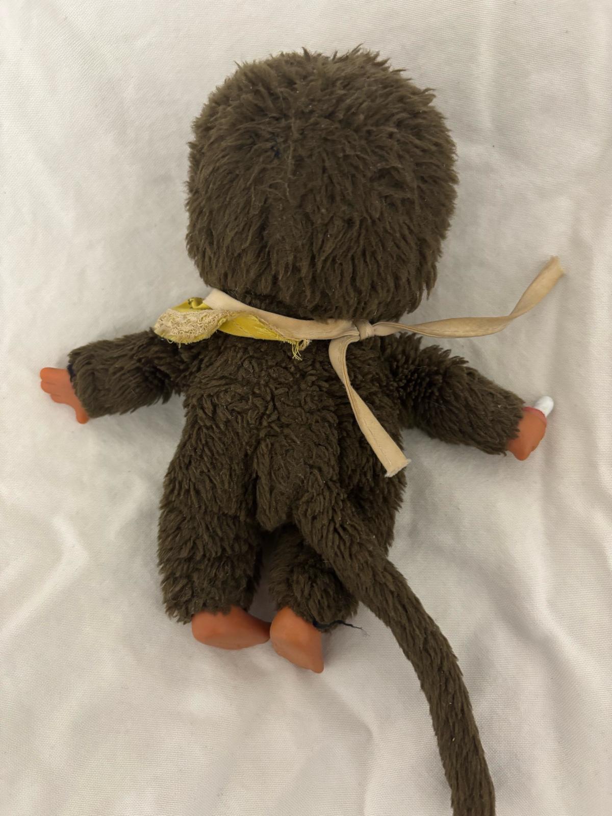 Rare 1974 Blue Eyed Monchhichi Seckiguci