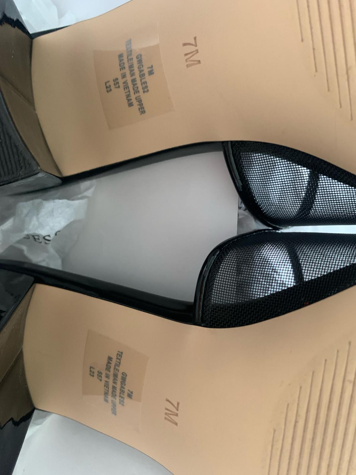 Guess black sandals brand new with box