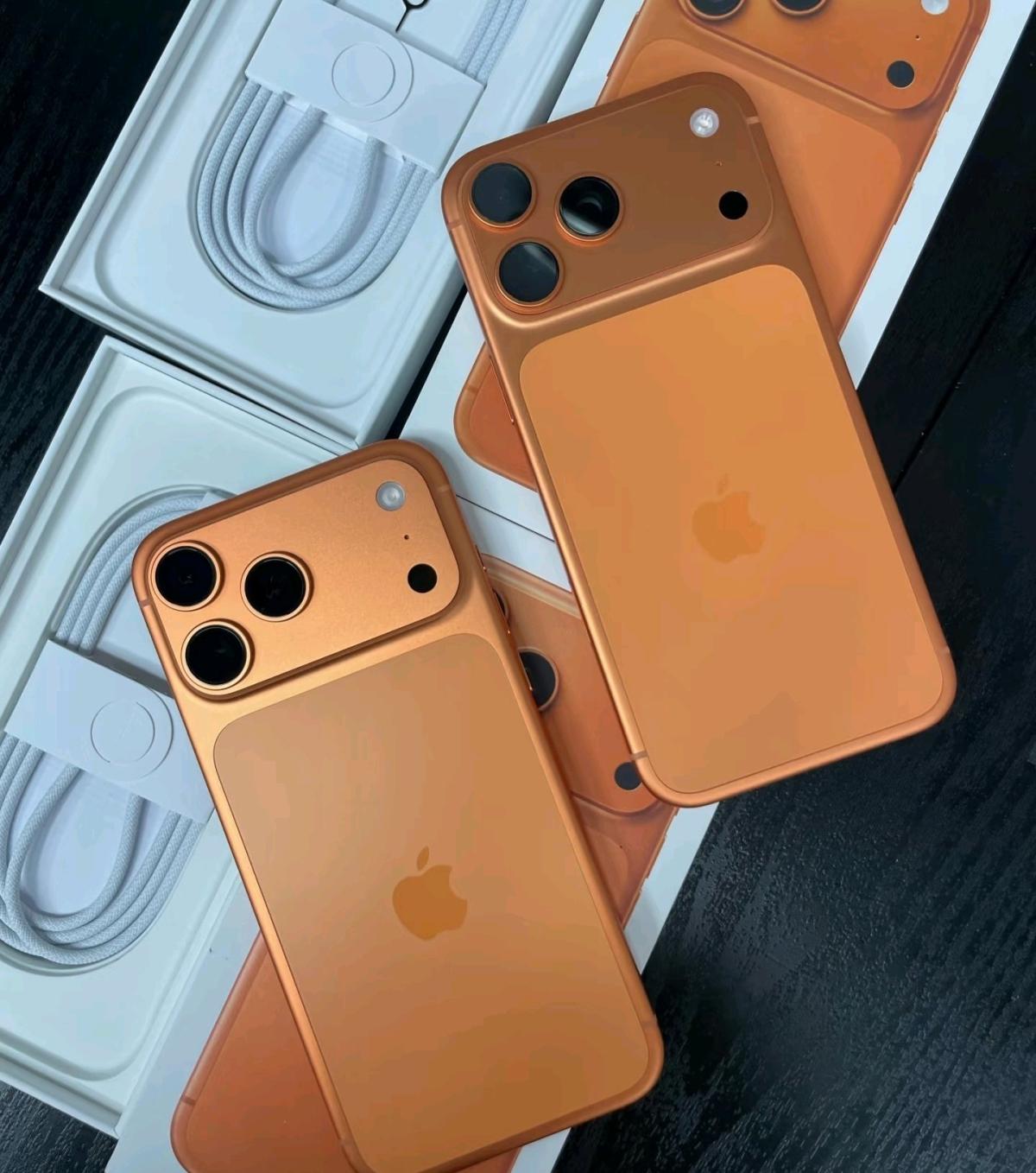 iPhone 17 Pro Max Orange Titanium  Potencia Estilo y Exclusi