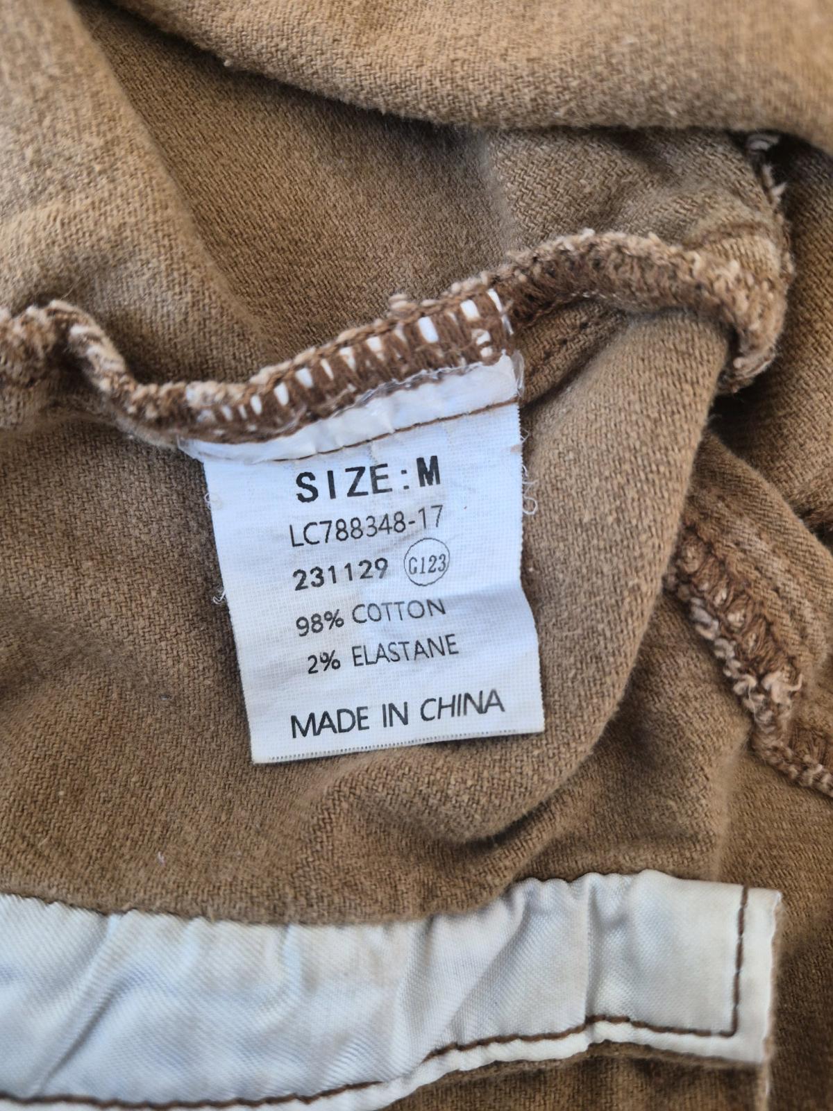 Luvamia Brown Cropped Denim Jacket Medium