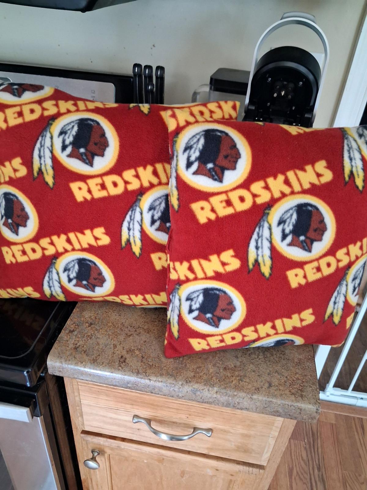 Washington redskins pillows