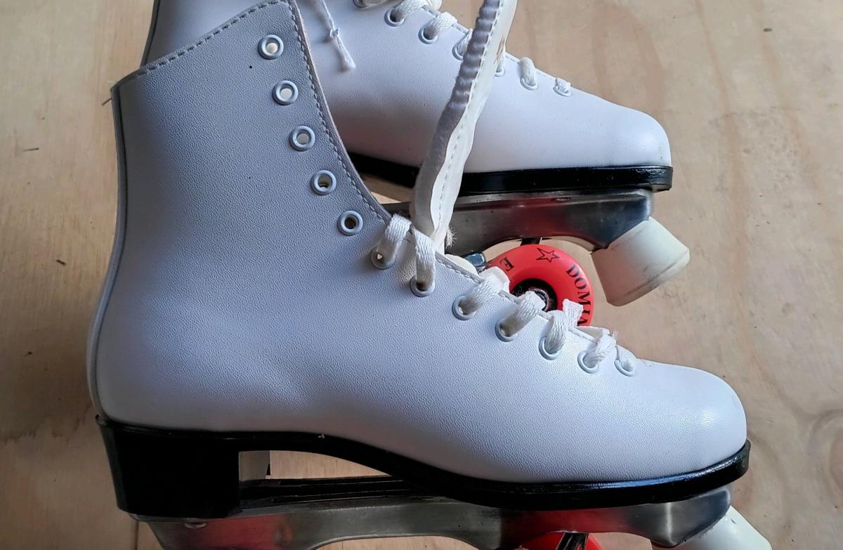 Dominion Esprit Canada Roller Skates Marathon IV White Size